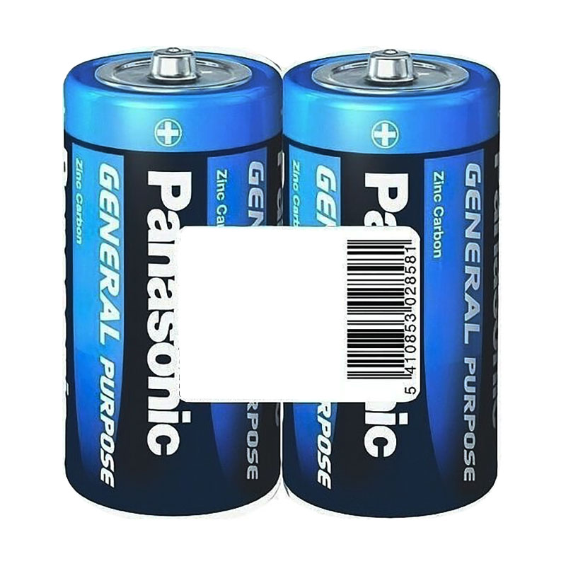 Батарейка сольова Panasonic R14 General Purpose, 2 шт