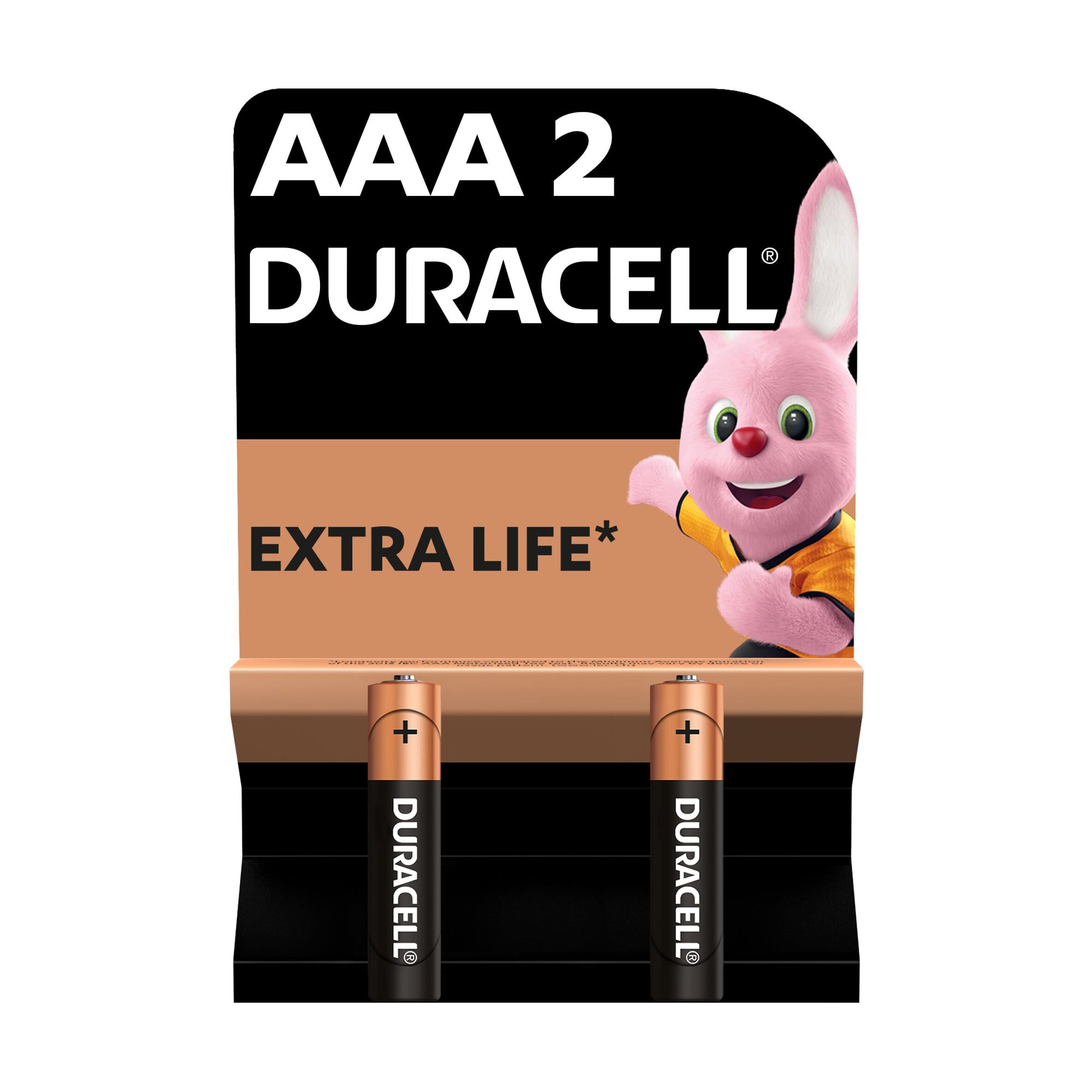 Батарейки Duracell алкалiновi Basic AAA 1.5V LR03, 2 шт